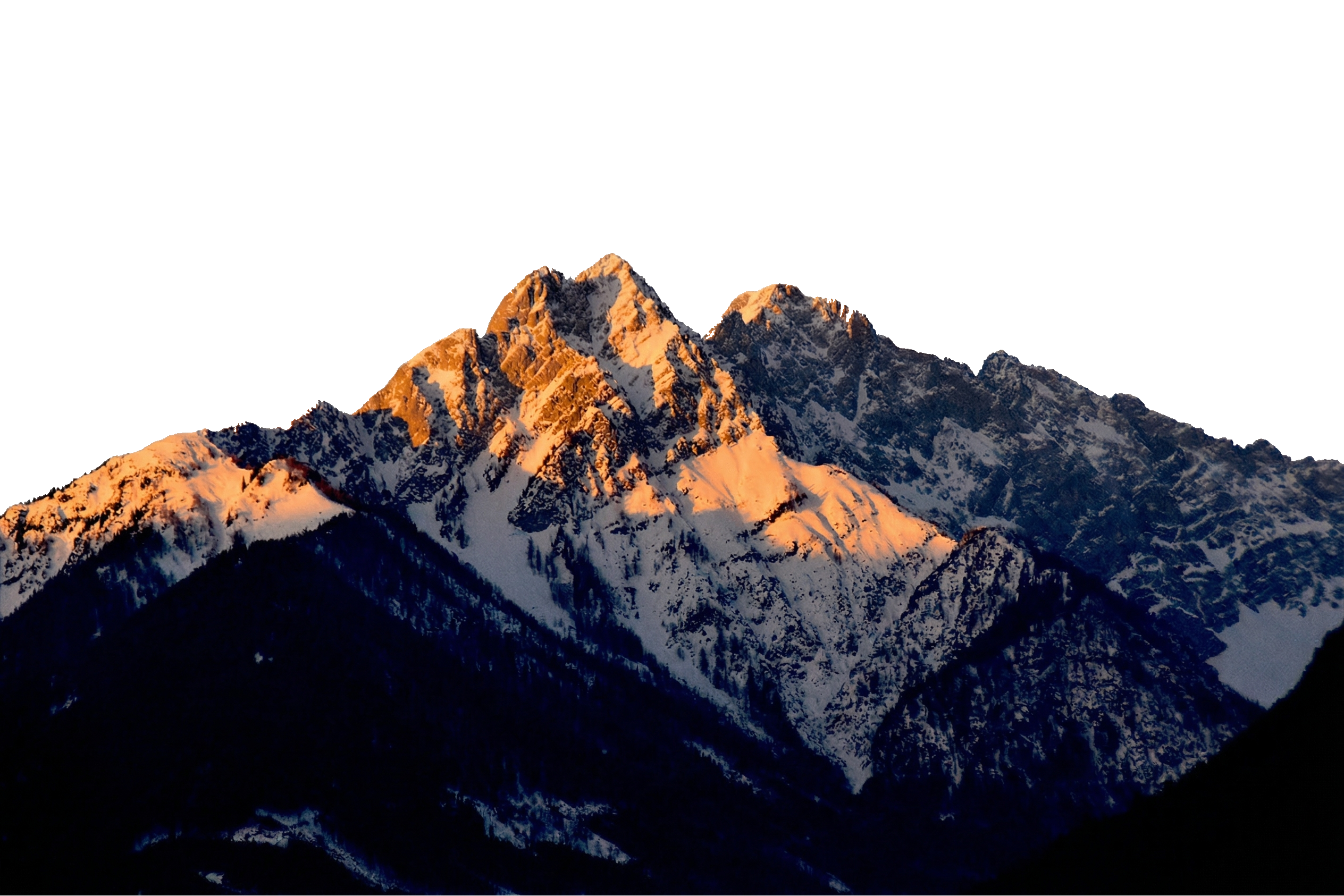 Foreground mountain